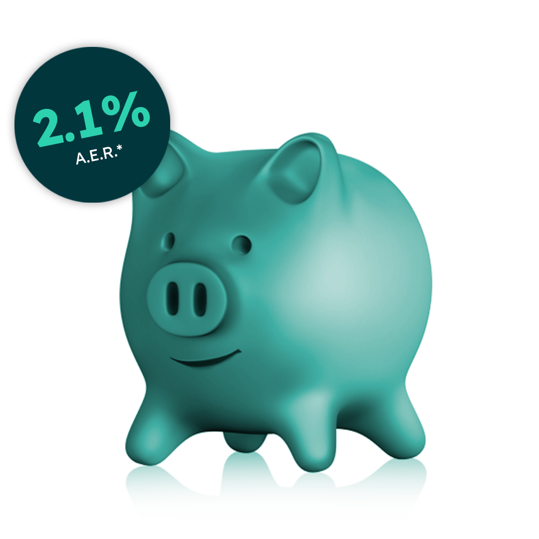 pig "2.1 percent interest Annual Equivalent Rate"